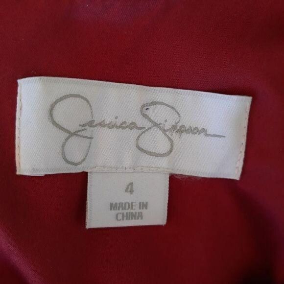 Jessica Simpson Retro 80's Paint Splatter Batwing Cold Shoulder Dress Coral - Picture 3 of 8